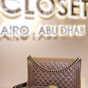 Chanel Brown Le Boy Large Bag