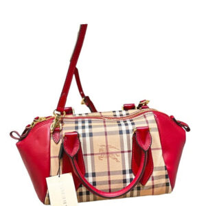 Burberry Red Haymarket Blaze Small Bag