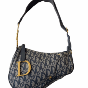 Christian Dior Bicolor Saddle Trotter Handbag