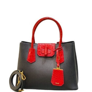 Prada Bicolor Galleria Tote Bag