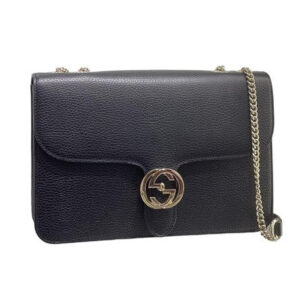 Gucci Black GG Interlocking G Bag
