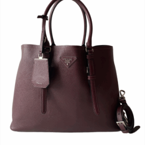 Prada Cerise Medium Double Handle Bag