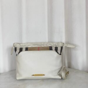 Burberry Beige Bridle House Check Little Crush Crossbody Bag