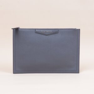 Givenchy Grey Antigona Medium Zip Pouch