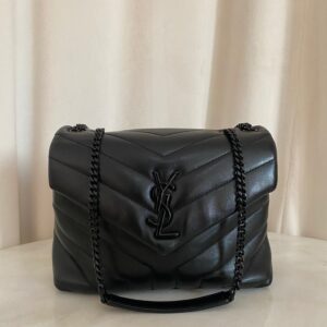 YSL Black Loulou Small Shoulder Bag