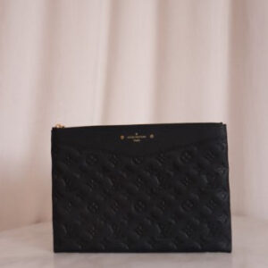 Louis Vuitton Black Monogram Empreinte Clutch