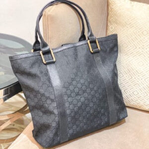 Gucci Black GG Tote Bag