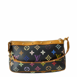 Louis Vuitton Black Mulicolor Monogram Takashi Murakami Pochette