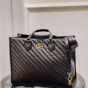 Gucci Black Marmont Tote Medium Bag