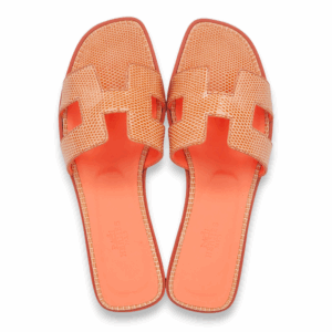 Oran 37 Orange Joey Sandals in Lizard