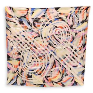 Marble Fouets Et Badines 90 Multi-colour Scarf in Silk