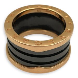 B. Zero 1 3 55 Ring in Rose Gold Hardware