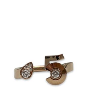 Extrait De N5 50 Ring in 18k Beige Gold Hardware