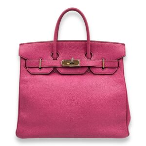 HAC 28 Fuchsia in Chevre Coromandel, Palladium hardware