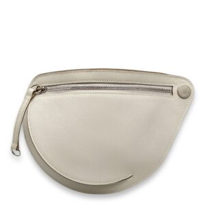 Petite Course Bag Gris Pale in Epsom, Palladium hardware