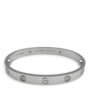 Love Classic Model 16 Bracelet in White Gold Hardware