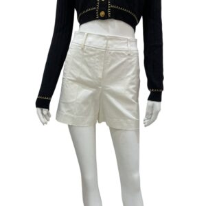 Hermes 34 Blanc Shorts in Cotton