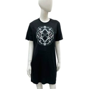 Robe Maxi Mors A Jouets 36 Black T-Shirt Dress in Cotton