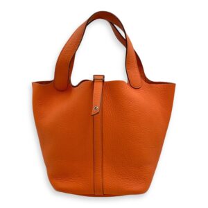 Picotin 22 Orange in Clemence, Palladium hardware