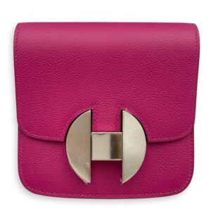 2002 Rose Pourpre Wallet in Evercolor, Palladium hardware