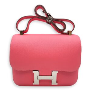 Constance 24 Rose Azalee in Evercolor, Palladium hardware