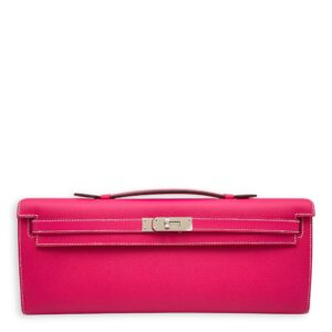 Kelly Cut Rose Tyrien in Epsom, Palladium hardware