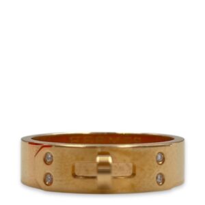 Kelly 51 Ring in 4 Diamonds, 0.02 CT, Rose Gold Hardware