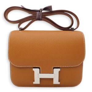 Constance Mirror 18 Gold in Epsom, Palladium hardware