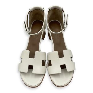 Encens 50 35 White Sandals in Calfskin