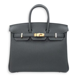 Birkin 25 Vert Fonce in Togo, Gold hardware