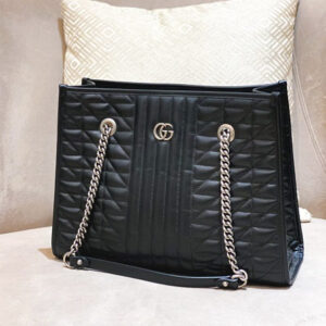 Gucci Black Marmont Shopping Bag