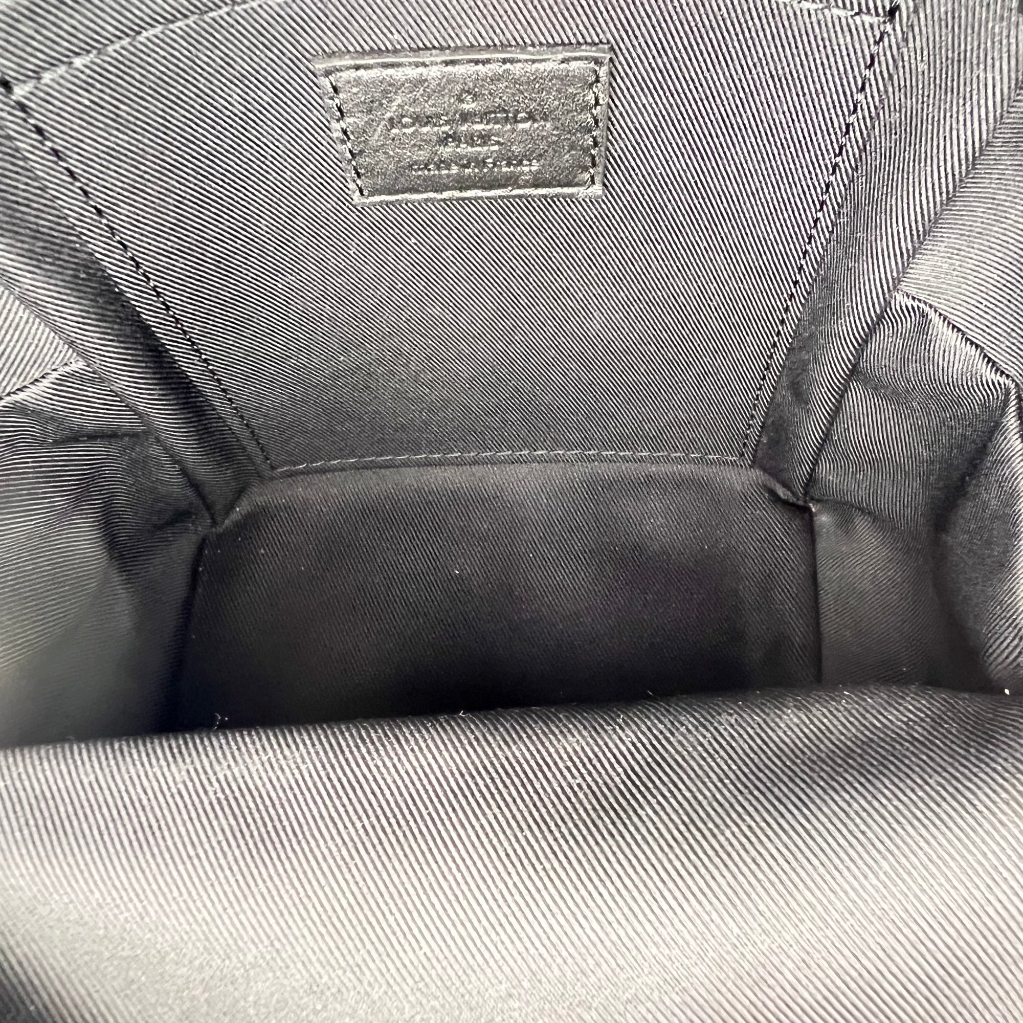 Palm Springs Mini Brown Backpack in Monogram Coated Canvas, Gold hardware - Image 9