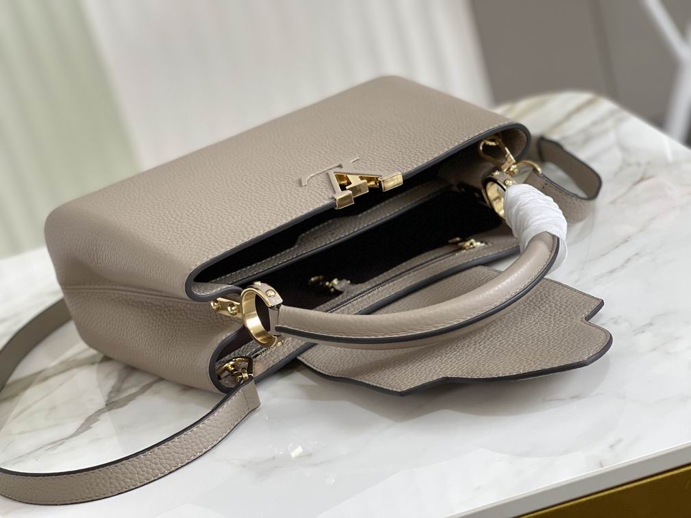 Capucines MM Taurillon Leather Bag - Image 9