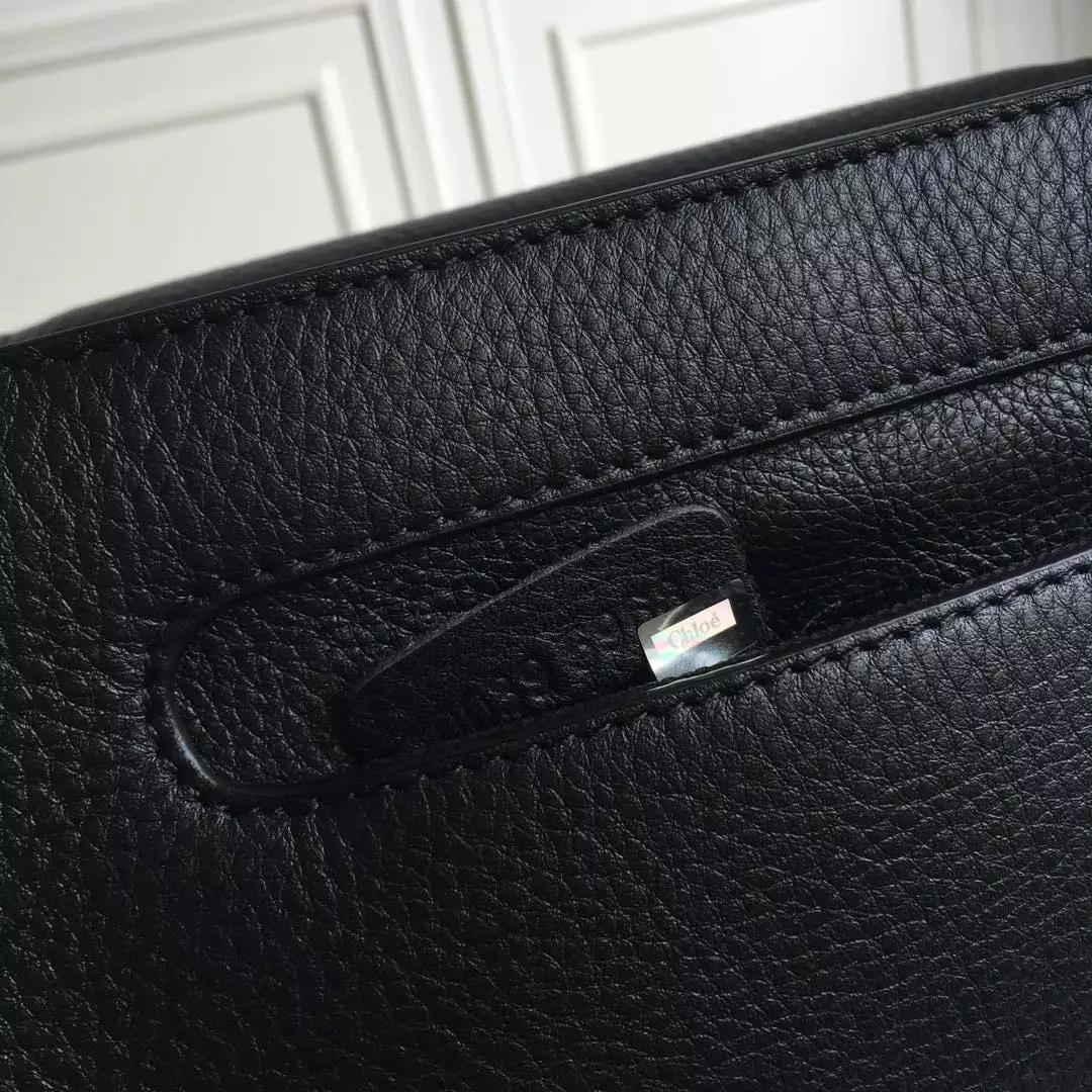 Chloé Marcie Black Medium Saddle Bag - Repbags.ru - Image 10