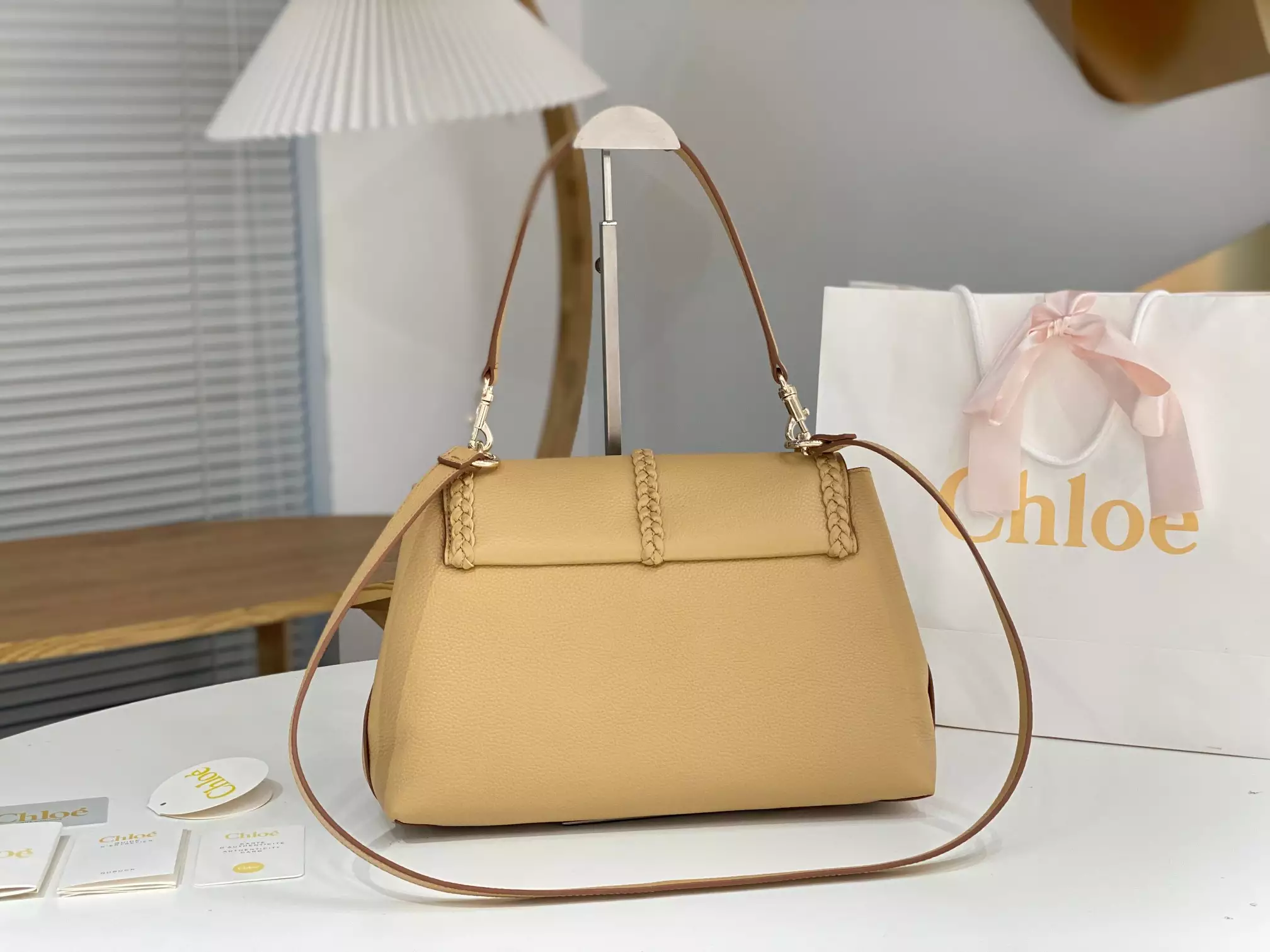 Chloé Penelope Medium Softy Yellow Leather - Repbags.ru - Image 6