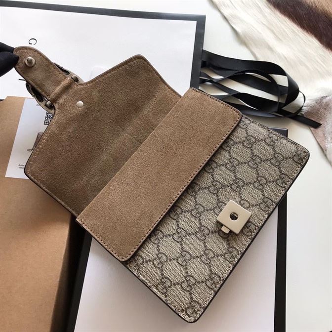 Dionysus GG Supreme mini bag Beige/ebony - Image 11