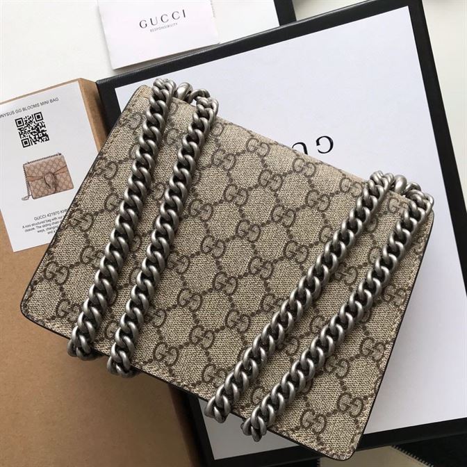 Dionysus GG Supreme mini bag Beige/ebony - Image 4