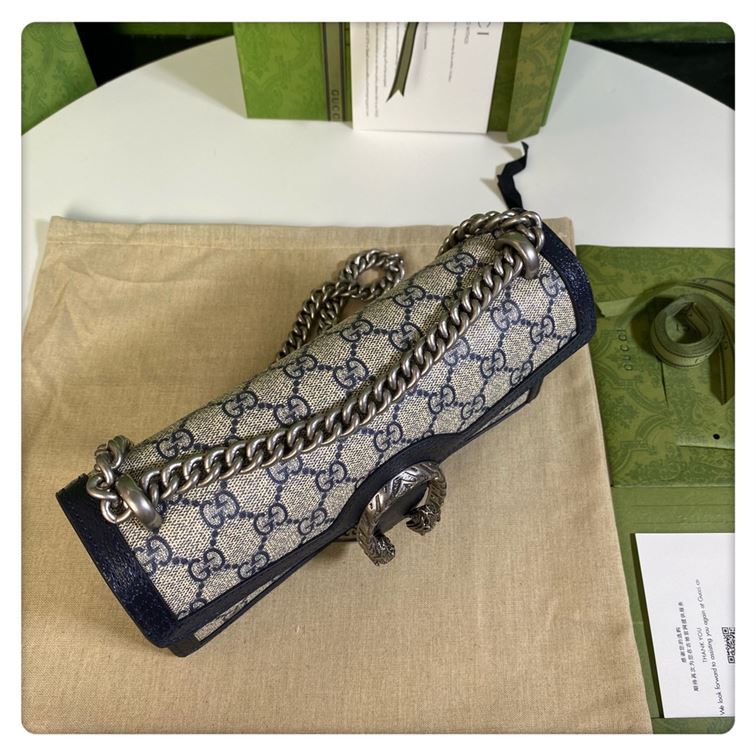 Dionysus GG small shoulder bag Beige and blue - Image 11