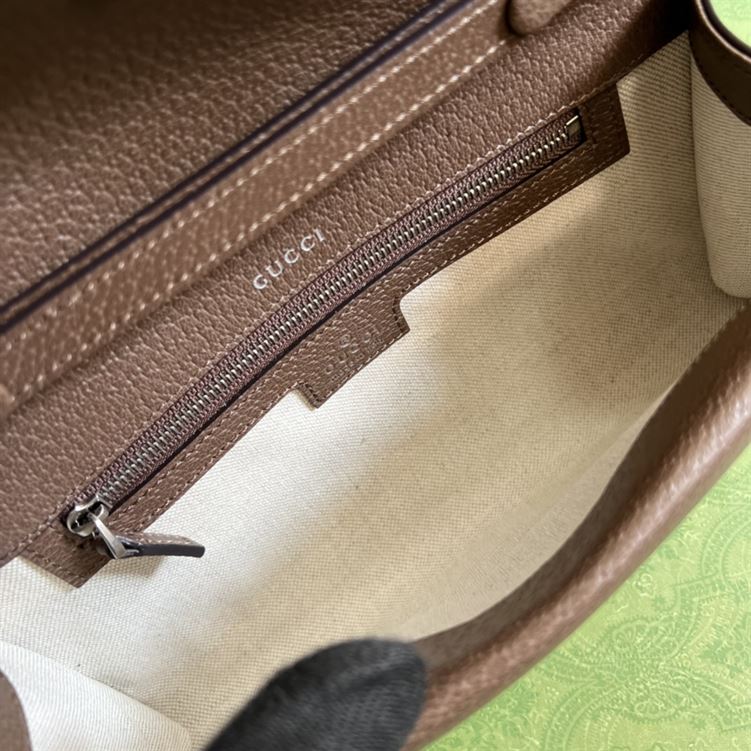 Dionysus small shoulder bag Brown leather - Image 6