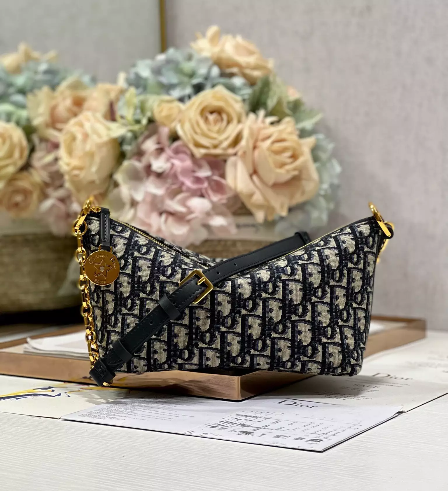 Diorstar Hobo Bag with Chain - Repbags.ru - Image 3