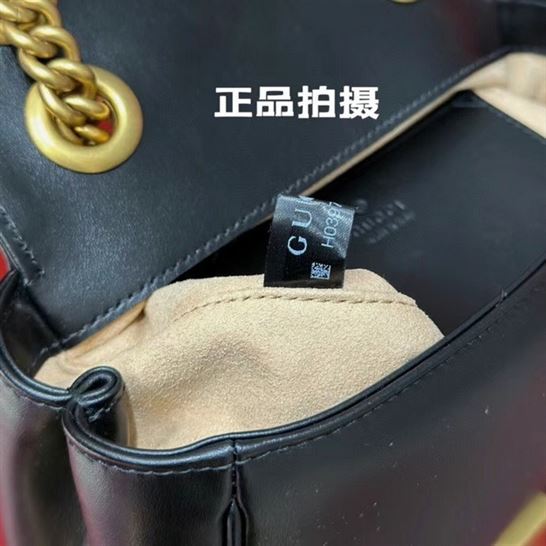 GG Marmont Matelassé mini tote bag Black chevron leather - Image 10