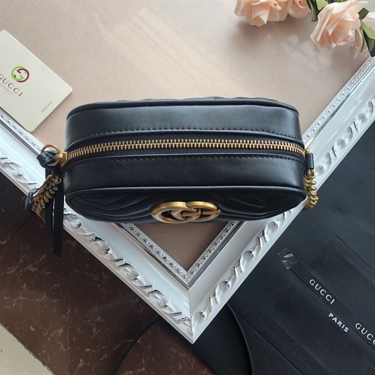 GG Marmont mini shoulder bag Black - Image 10