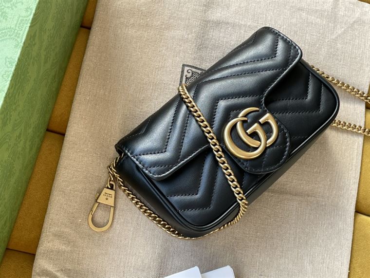 GG Marmont super mini bag Black - Image 5