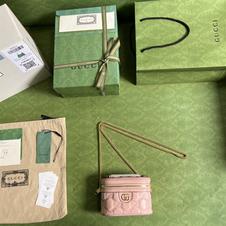 GG Matelassé top handle mini bag - Image 4