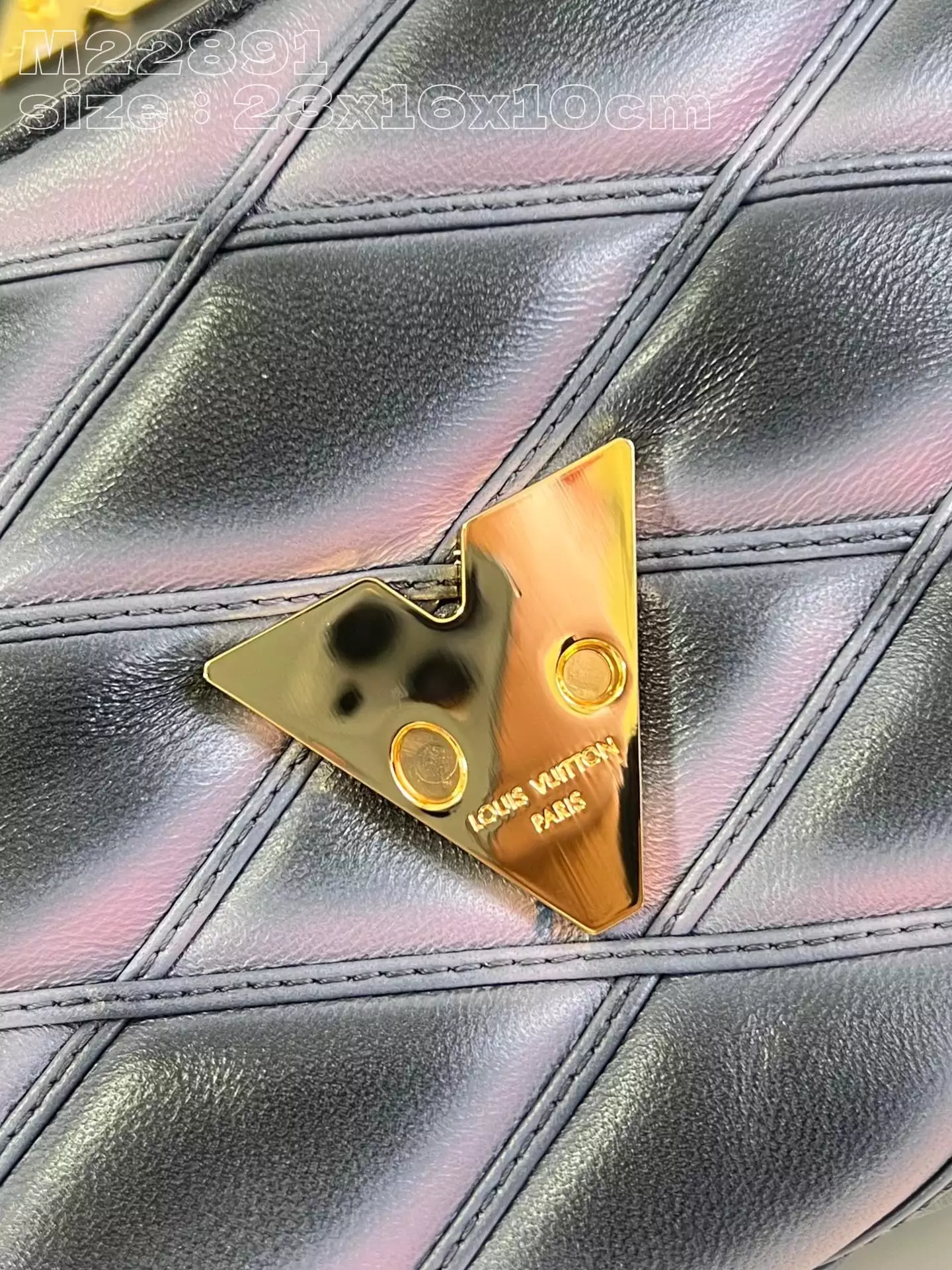 GO-14 MM Malletage Black/Pink Leather - Repbags.ru - Image 9