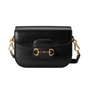 Gucci Horsebit 1955 mini bag Black leather - GB049