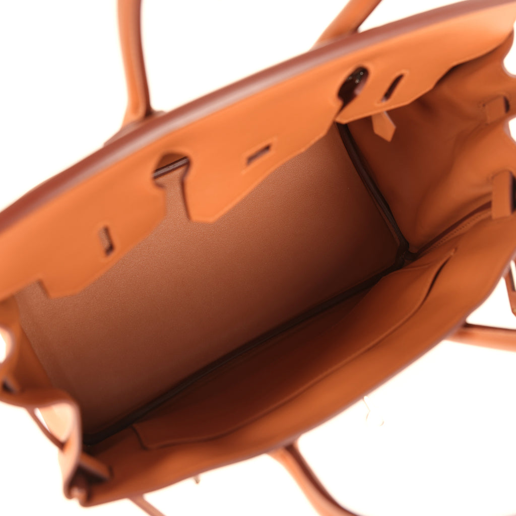 Pre-owned Hermes Birkin 30 Tressage De Cuir Gold Swift, Bleu Du Nord and Bleu Indigo Epsom Palladium Hardware - Image 10