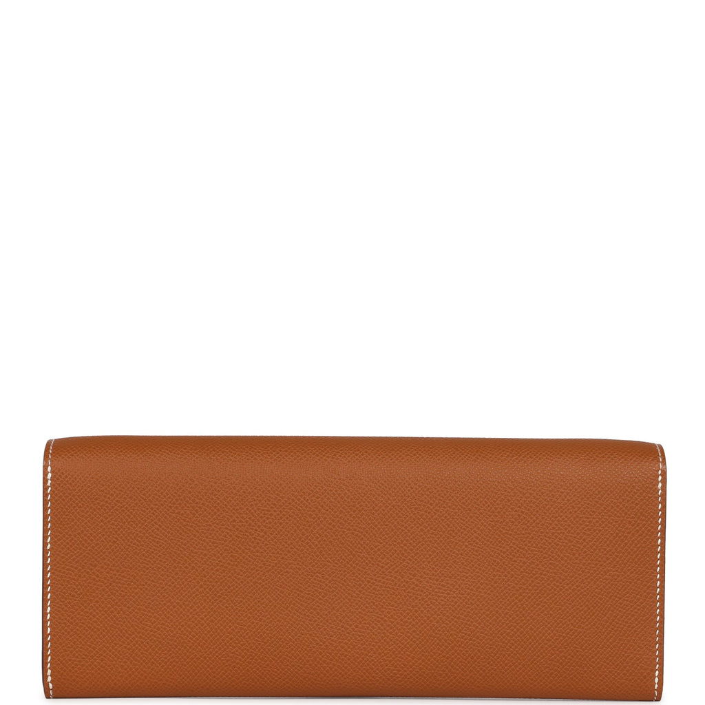 Hermes Maillon Chaine d' Ancre Wallet to Go Gold Epsom Palladium Hardware - Image 5