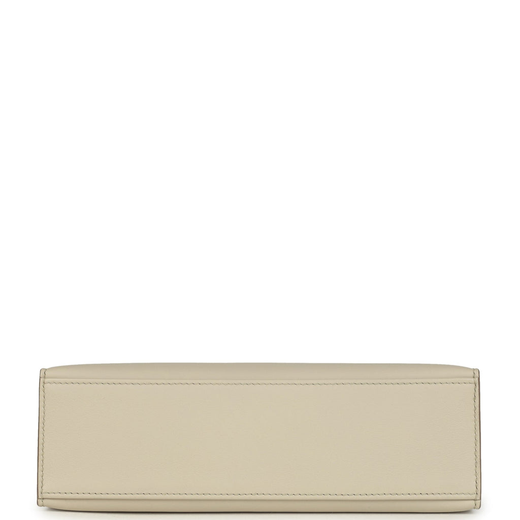 Hermes Special Order (HSS) Kelly Pochette Beton Verso Swift Permabrass Hardware - Image 7