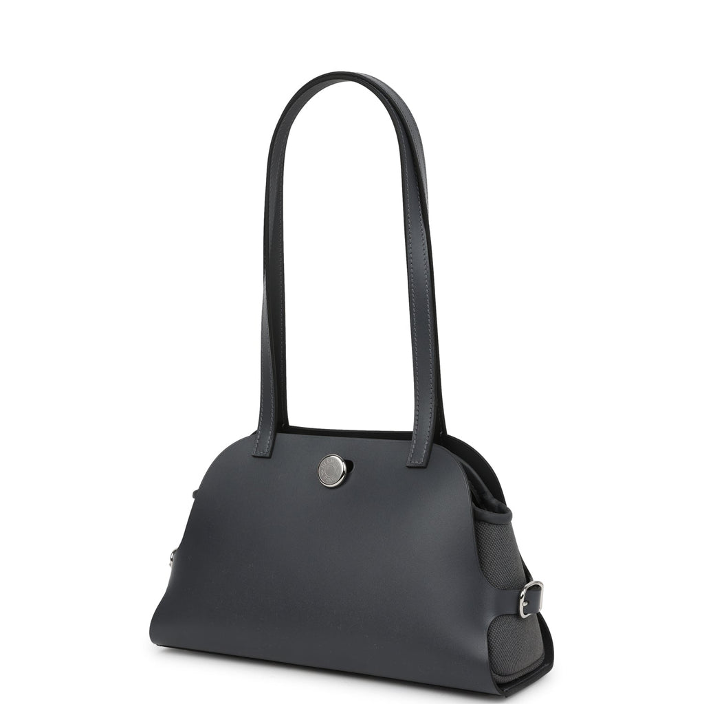 Hermes Tablier Sellier Ardoise Vache Hunter, Swift and Toile Militaire Palladium Hardware - Image 6